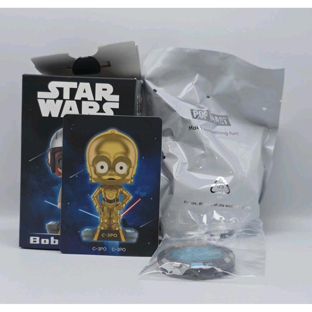 Pop Mart Star Wars Bobblehead Series Figures C-3PO 2025 Open Top Confirmed